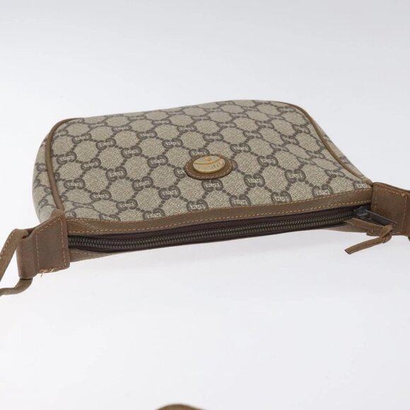 GUCCI GG Plus Supreme Shoulder Bag PVC Beige Auth - Picture 6 of 16